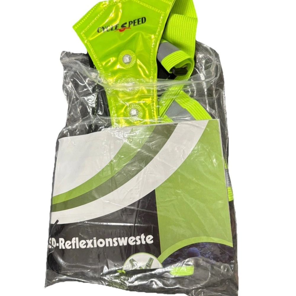 adidas Kids Neon Green Reflective Vest